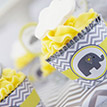Yellow and Grey Elephant Baby Shower Printable Collection